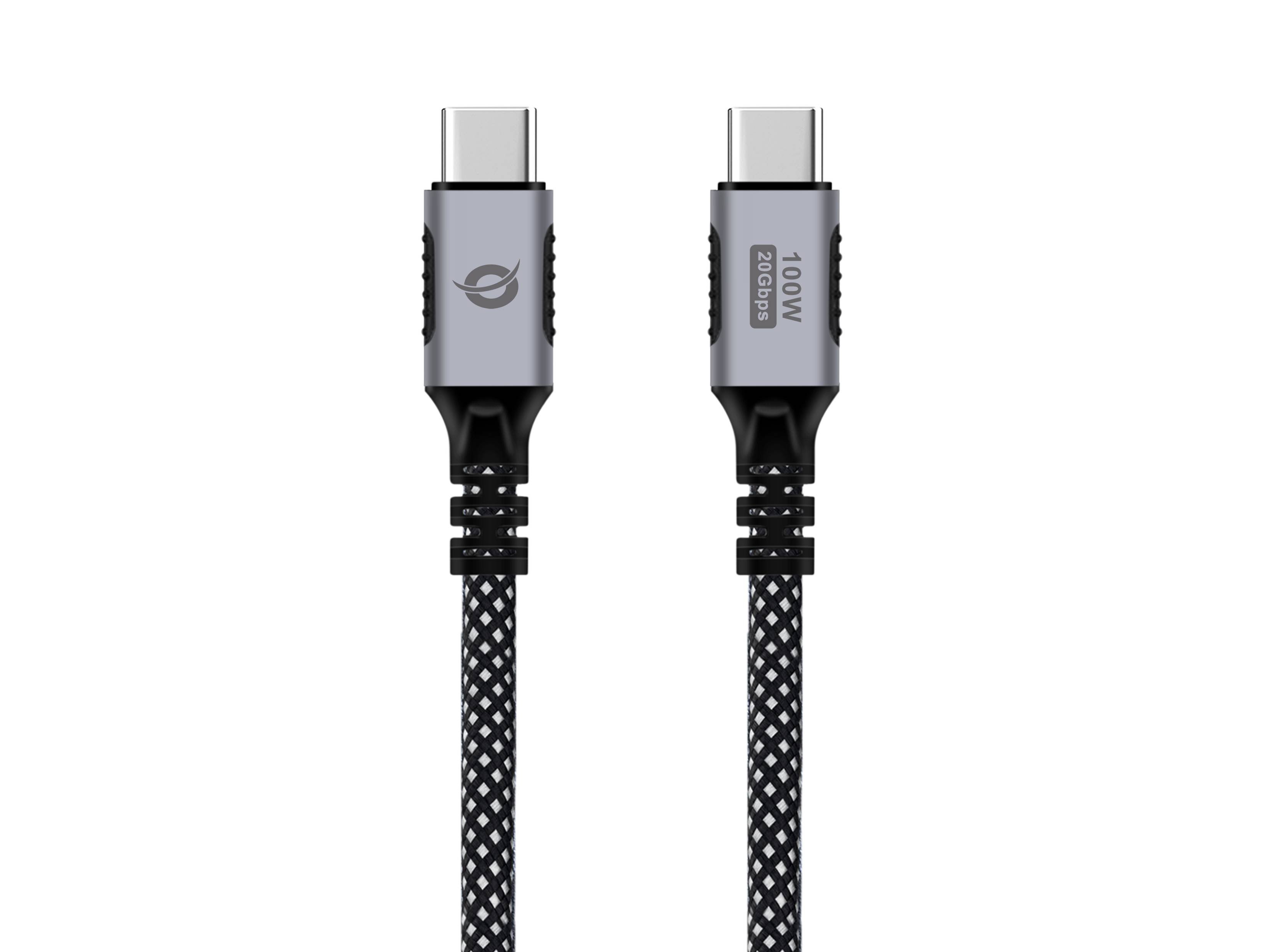 Conceptronic ETTA07B20 CONCEPTRONIC Kabel USB-C 3.2 -> C PD3.0 2.00m 5A 4K60Hz sw