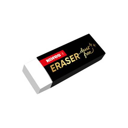 Kores Kunststoff-Radierer "Dust Free", weiß
