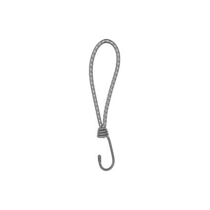 Bradas Gepäckspanner-Set BUNGEE CORD HOOK, 200 mm, 25er Set