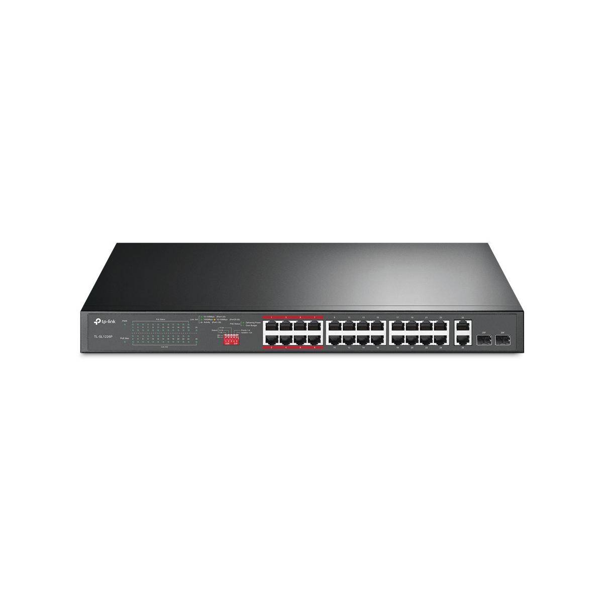 TL-SL1226P - TP-Link TL-SL1226P 26-Port 10/100Mbps PoE+ Switch