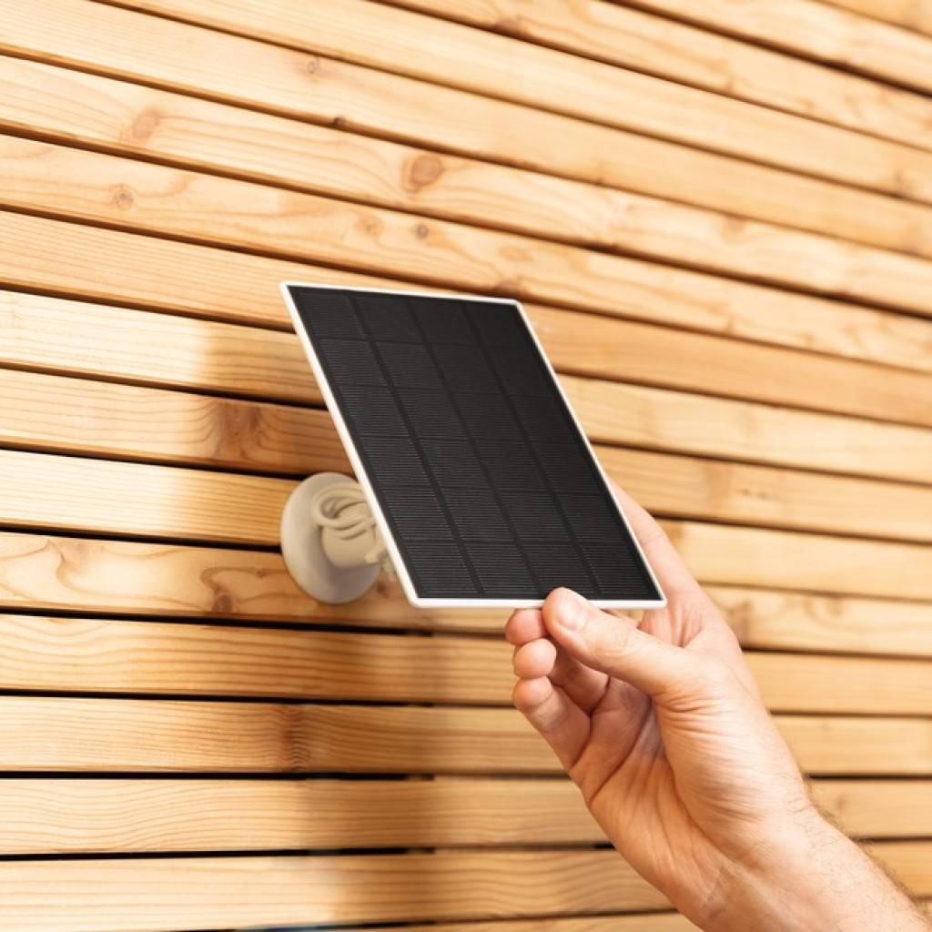 ABUS Solarpanel für Akku-Kamera ProDas ABUS Solarpanel für die Akku-Kamera Pro ermöglicht eine umweltfreundliche und kontinuierliche Energieversorg