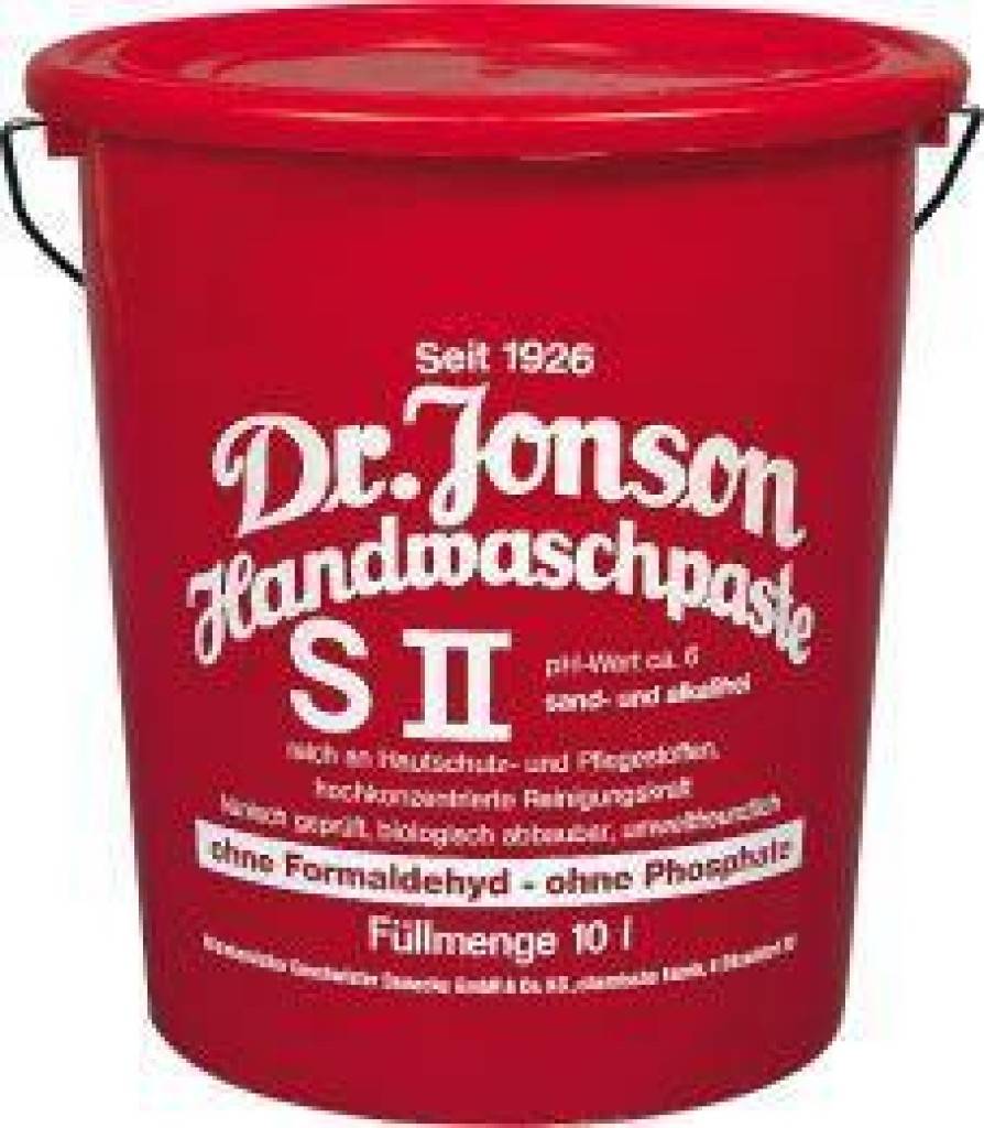 Handwaschpaste S II Sandfrei Hochkonzentriert Mit Hautschutz, pH-Wert ca. 6,0 Reibemittel feines Holzgranulat Gegen starke Verschmutzun