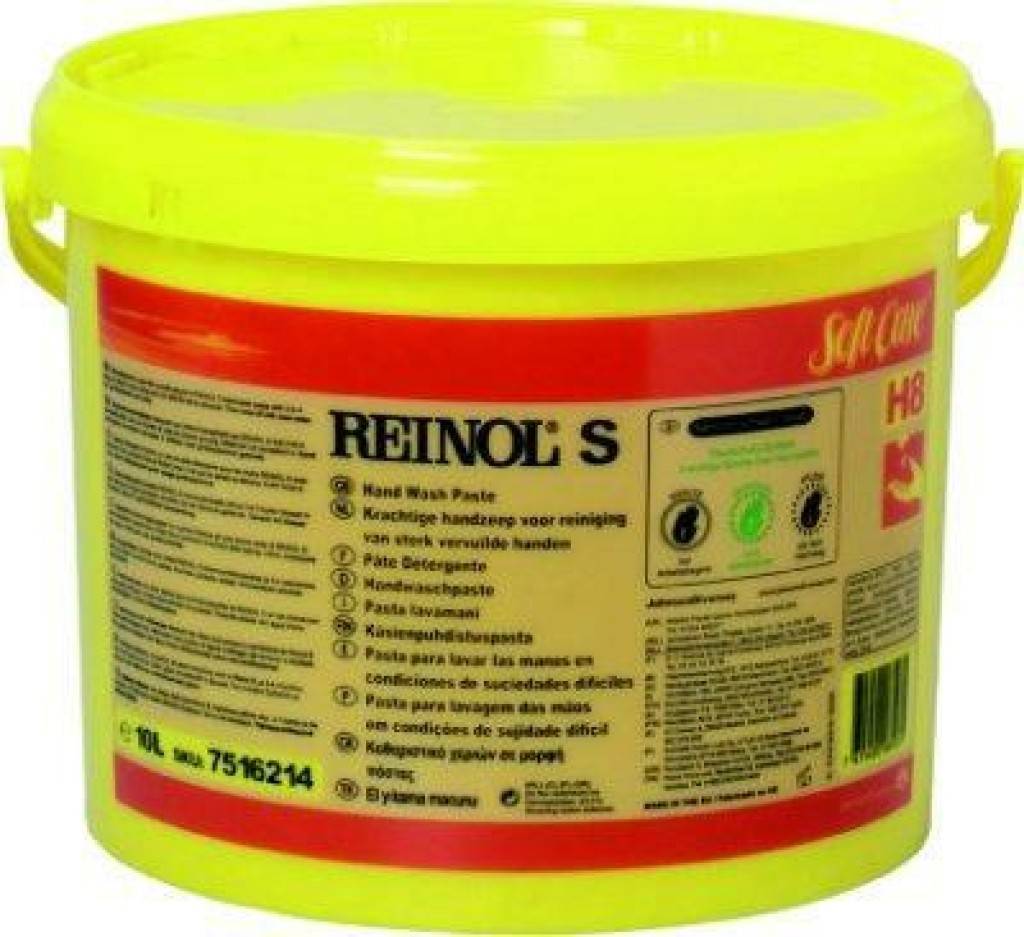 Handwaschpaste Soft Care Reinol S Hochwertige Handwaschpaste auf Basis von unbehandeltem Weichholzmehl als natürlichem Reibemittel Synthetische