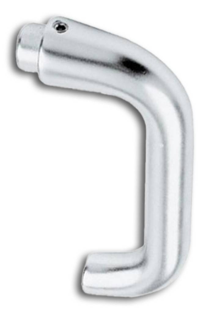 HOPPE-Aluminium-Türgriff-Lochteil für InnentürenVerbindung für HOPPE-ProfilstiftBund für Lagerung lose- Oberfläche F1 Alu natur- 10mm Vierkant-