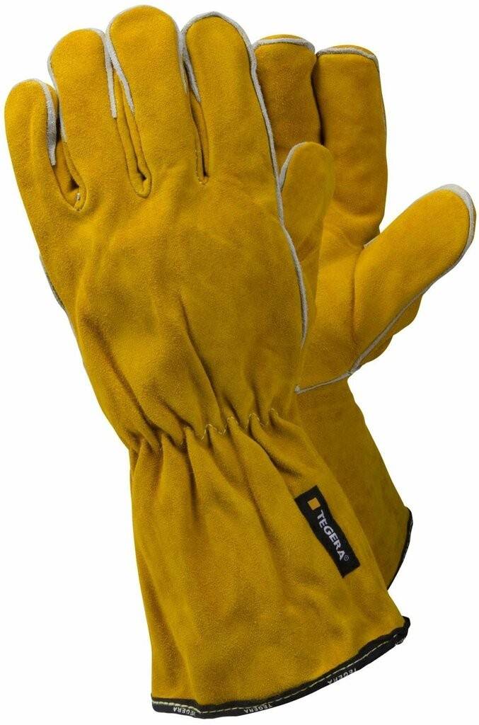 ProduktbeschreibungLanglebiger Handschuh kombiniert mit hohem Schutz vor Verbrennungen für Schweißarbeiten. Ganztägiger Komfort dank des geschmeidi