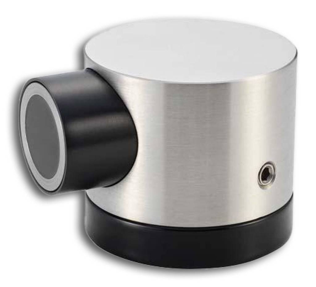 Magnet-Türfeststeller 1015Türbeschlag, Türtechnik Gehäuse aus Leichtmetall oder Edelstahl Mit Dauermagnet und Federmechanismus Gegenplatte aus Sta