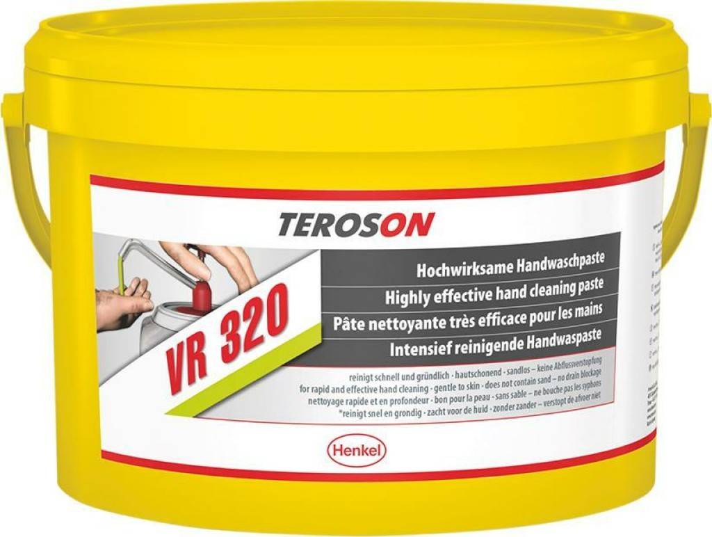 Teroquick HandwaschpasteHautschonendSandlosKeine AbflussverstopfungHandbürste in jedem 12,5-l-Eimer