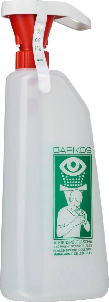 Augenspülflasche BarikosEigenschaften Erste Hilfe Augenspülung ohne chemische Zusätze Gefüllt mit 620 oder 175 ml Spülflüssigkeit ph-neutr