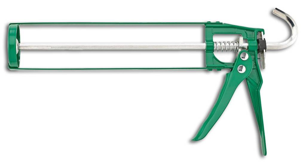 Skelett-KartuschenpistoleAusführung Skelettform mit Sechskantstange, Griff aus Aluminium.