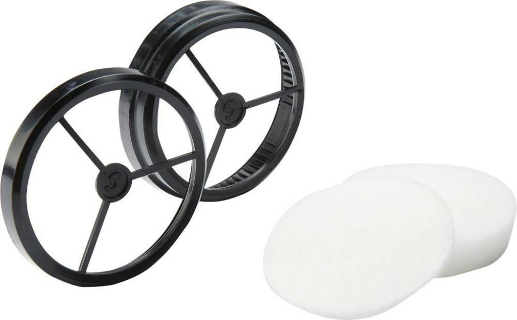 Vorfilterset zur Filterserie 230Bestehend aus 1 Packung Vorfilter 2003/90 1 Stück Vorfilter-Klemmhalter 230 P für Partikel- und Gasfilter 1