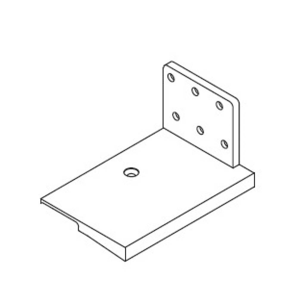 ProduktbeschreibungSchwellenhalter ohne Radius für Schwellenbreiten 70 140 mm kürzbarFarbe Ral 9005 schwarzFür Universalhalter und Aluminiumhalter