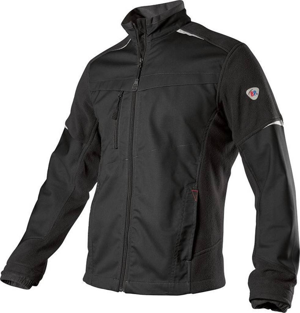 Hybrid-Arbeitsjacke 1992 570Eigenschaften Industriewäsche-geeignet nach ISO 15797 Gefütterter Stehkragen Frontreißverschluss mit Fleece-Ki