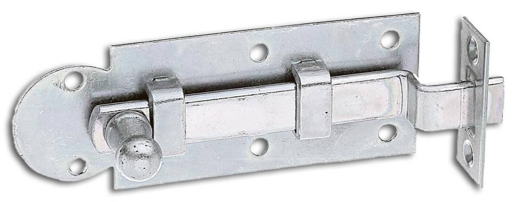 Fensterriegel Verzinkt Mit SchlaufeAbb. zeigt gerade und gekröpft