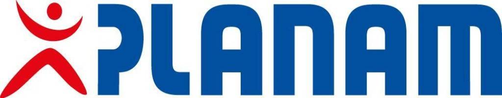 Logo mit der Aufschrift „PLANAM