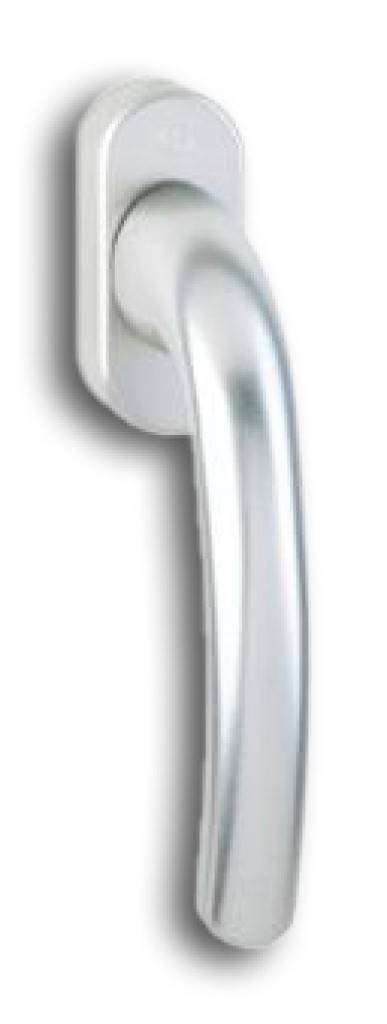 HOPPE-Aluminium-Dreh-/Kipp-Fenstergriff Tokyo 0710/U26 geprüft nach DIN EN 13126-3 23/180-0150/03/C1 und RAL-GZ 607/9 Rastung 90 Abdeckung T