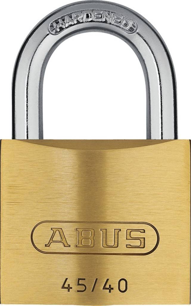 ALLTAGSHELFER UND ALLROUNDERUnser 45-Vorhangschloss aus Messing verfügt über eine automatische Verriegelung und einen Präzisionszylinder.Sie suchen