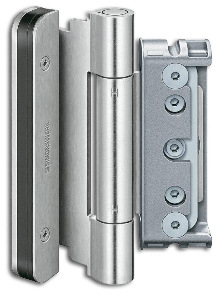 Haustürband BAKA Protect 4010 3D FD MSTSTürbeschlag, Türtechnik Für Holzhaustüren mit 3D-Verstellung Verdeckt liegendes Aufnahmeelement im