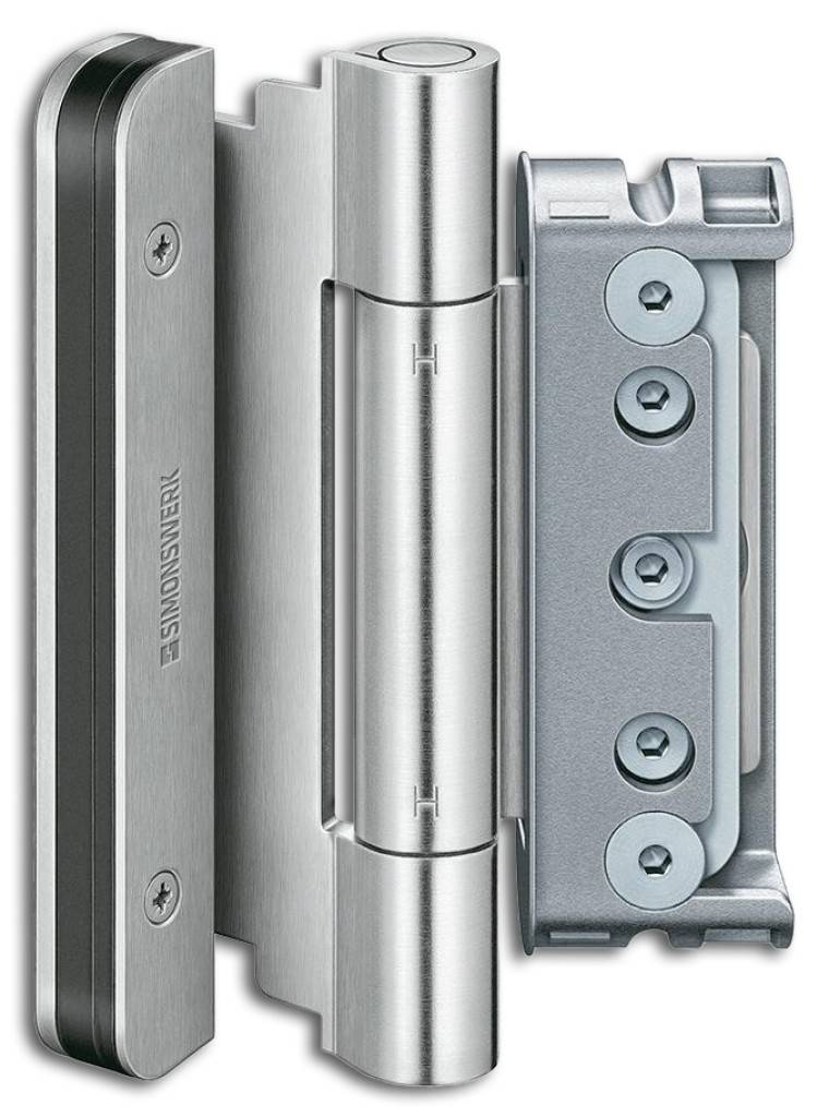 Haustürband BAKA Protect 4010 3D FD MSTSTürbeschlag, Türtechnik Für Holzhaustüren mit 3D-Verstellung Verdeckt liegendes Aufnahmeelement im