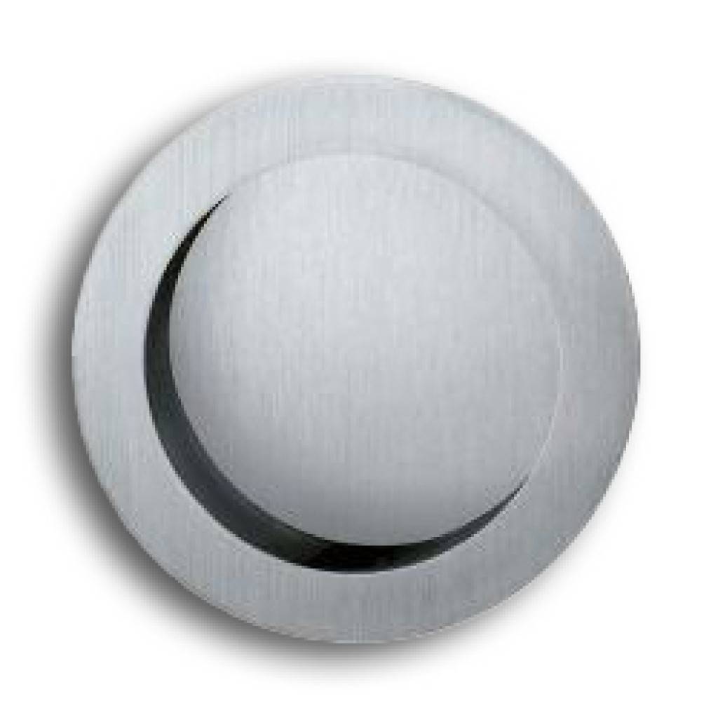 Schiebetürmuschel 42 4252Türbeschlag, Türtechnik Ausfräsung-Ø 70 x 17,5 mm
