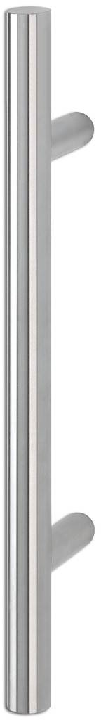 HOPPE-Edelstahl-Bügelgriff, Stangenform Stützen rund, gerade Befestigung verdeckt, Bügelgriff-Befestigungs-System-Nr. 11