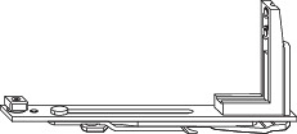 ROTO NT Royal Eckband 20- Richtung links- Falztiefe mm 20- Versatz mm 9 / 13- passend zu Holz/Kunststoff- Belastung kg 80 / 100- Material Stahl