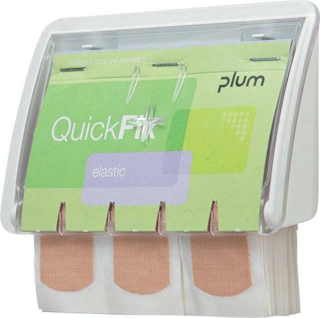 Pflasterspender QuickFix UNO, transparentEigenschaften Transparenter Spender Hoher Hygienestandard durch vollständig und einzeln verpackte Pfla