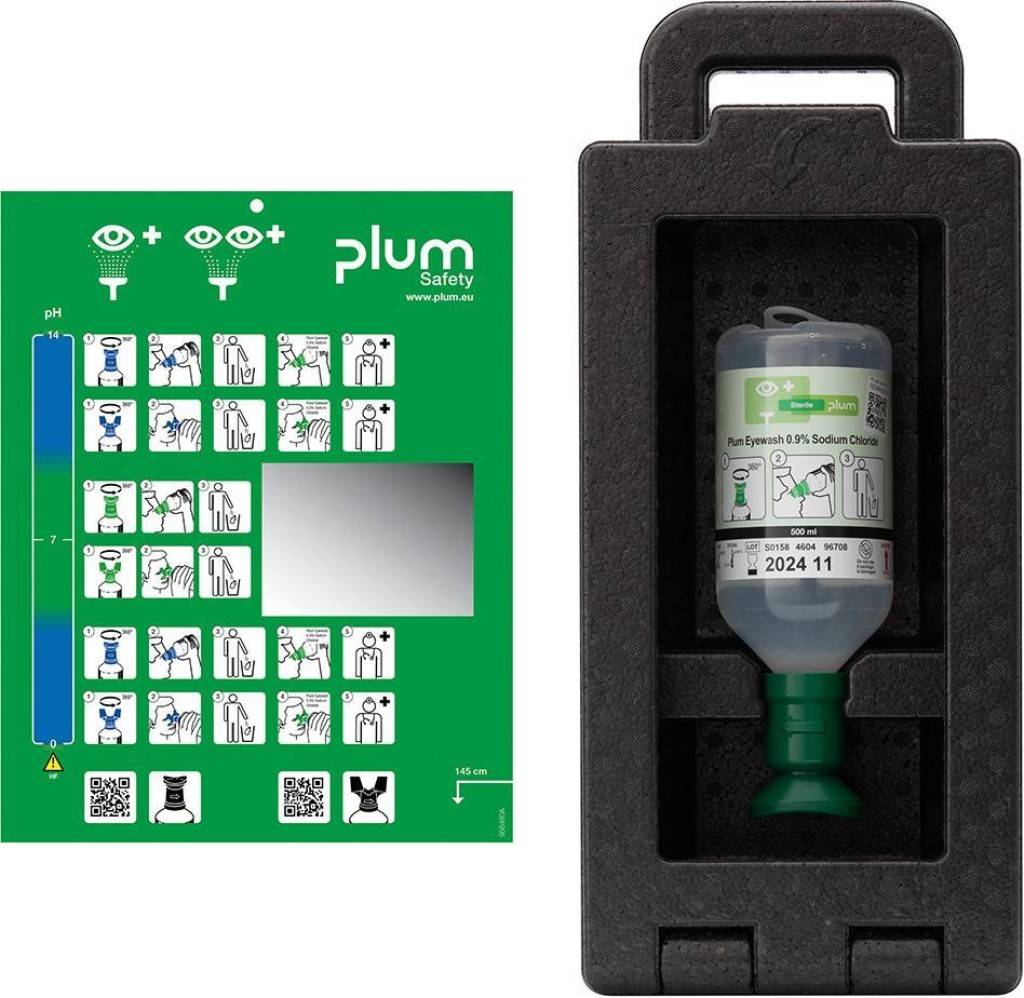 Augenspülwandbox IBOXEigenschaften Staubdicht und tragbar Augenspülwandbox mit Sichtfenster zur Aufbewahrung der Plum Augenspülflaschen aus E