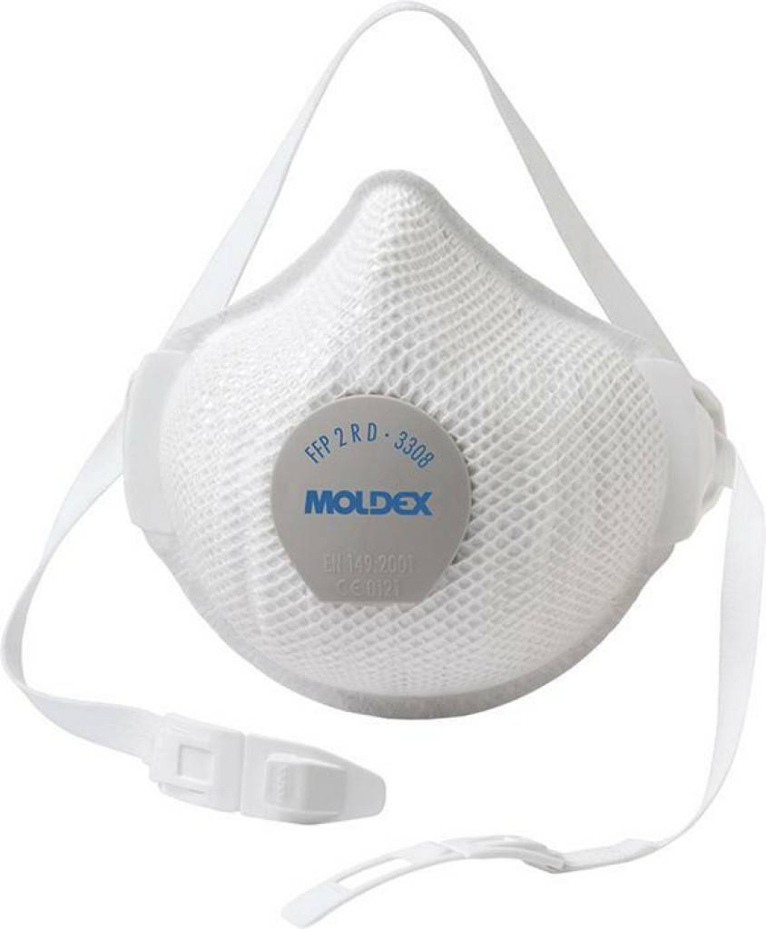 Air Plus ProValve - AirWave - FFP2 R DAtemschutzmaske mit abwaschbarer Rundumdichtlippe und ProValve Ventil hygienisch verpacktNeben der ActivForm
