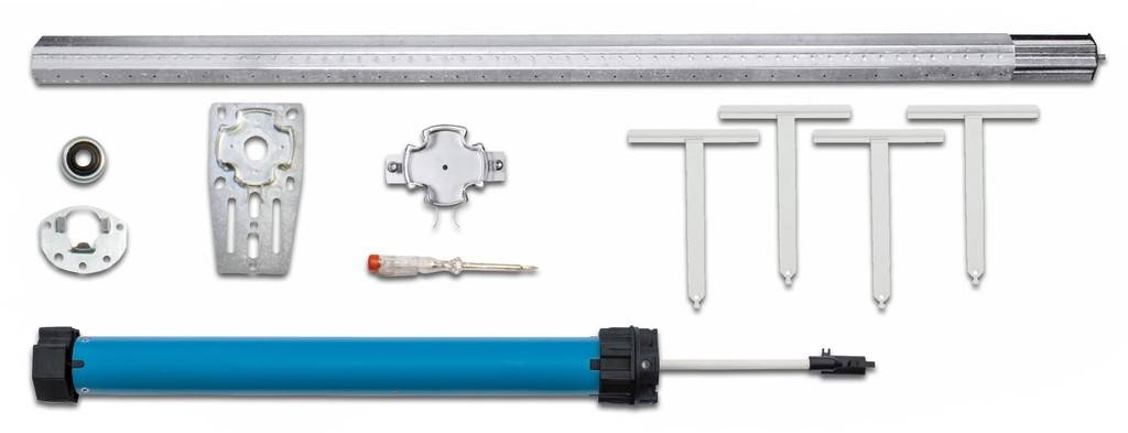 Rohrmotor Automatisierungs-Set Comfort von RADEMACHERMit dem Rohrmotor Automatisierungs-Set Comfort von RADEMACHER werden Rollläden spielend einfach