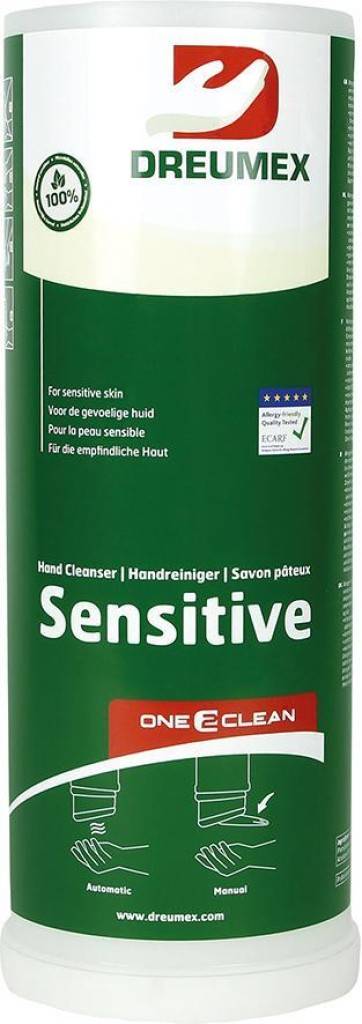 Handreinigungspaste Dreumex Sensitive One2clean Patrone Für mittlere bis schwere Verschmutzungen Verstärkte Reinigungskraft durch hautfreundli