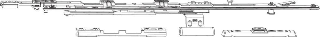 Rundbogen-Garnitur NX T 18-13 1V Zapfen Die Roto Drehkippbeschläge sind hochwertige und innovative Beschläge, die speziell für Drehkippfenster entw