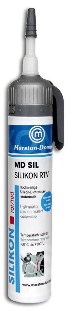 MD-SilikonEigenschaften 1-komponentiges Dichtmittel Vulkanisiert bei Raumtemperatur zu einem Silikonkautschuk aus Bleibt elastisch mit hoher