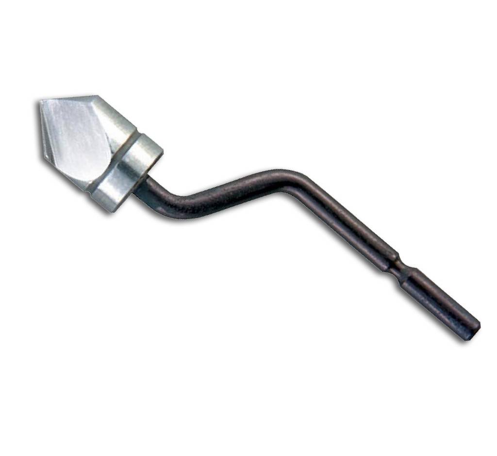 Klinge für EntgratwerkzeugKurbelsenker HSS BC 6300 6,3 mm. Schaft Ø 3,2 mm.
