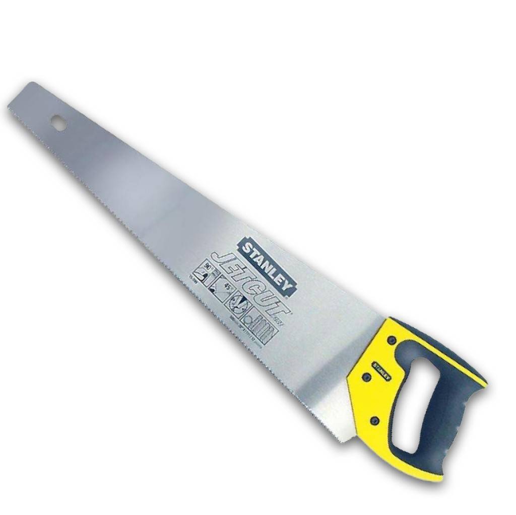 Handsäge JETCUT�, feinBi-Material-Handgriff45- und 90-Anschlag2 x Hardpoint-Verzahnung für längere NutzungsdauerAggressiver Verzahnung mit 3 Schn