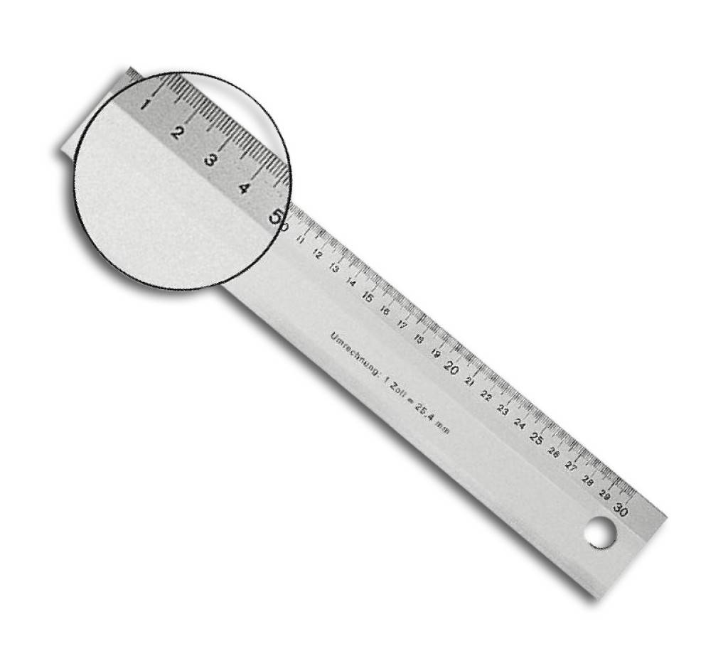 Leichtmetall-MaßstabAusführung Aus eloxiertem Aluminium, blendfrei ablesbar, mit schwarzer mm-Skalierung.FORMAT Die Marke für ProfisOb im Handwerk