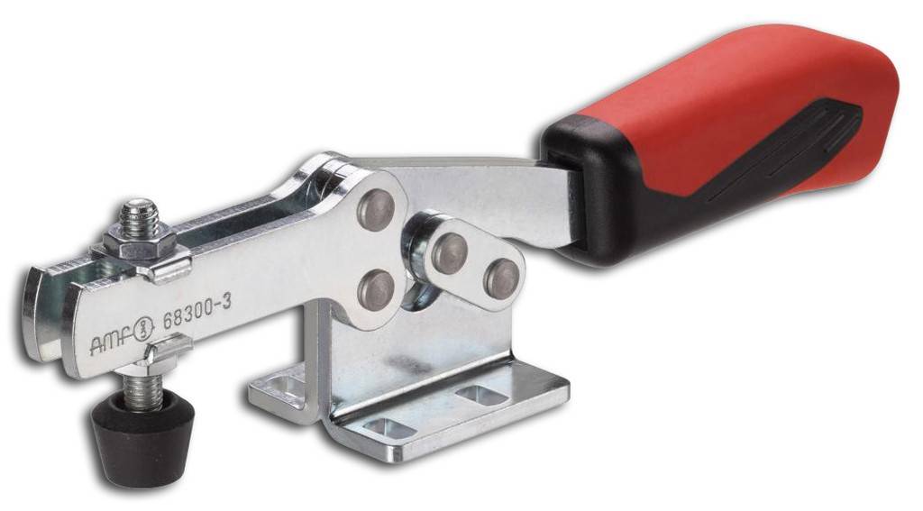 Waagrechtspanner plusAusführung Waagerechtspanner mit erhöhten Haltekräften, offenem Haltearm und waagerechtem Fuß. Verzinkt und passiviert mit Ni