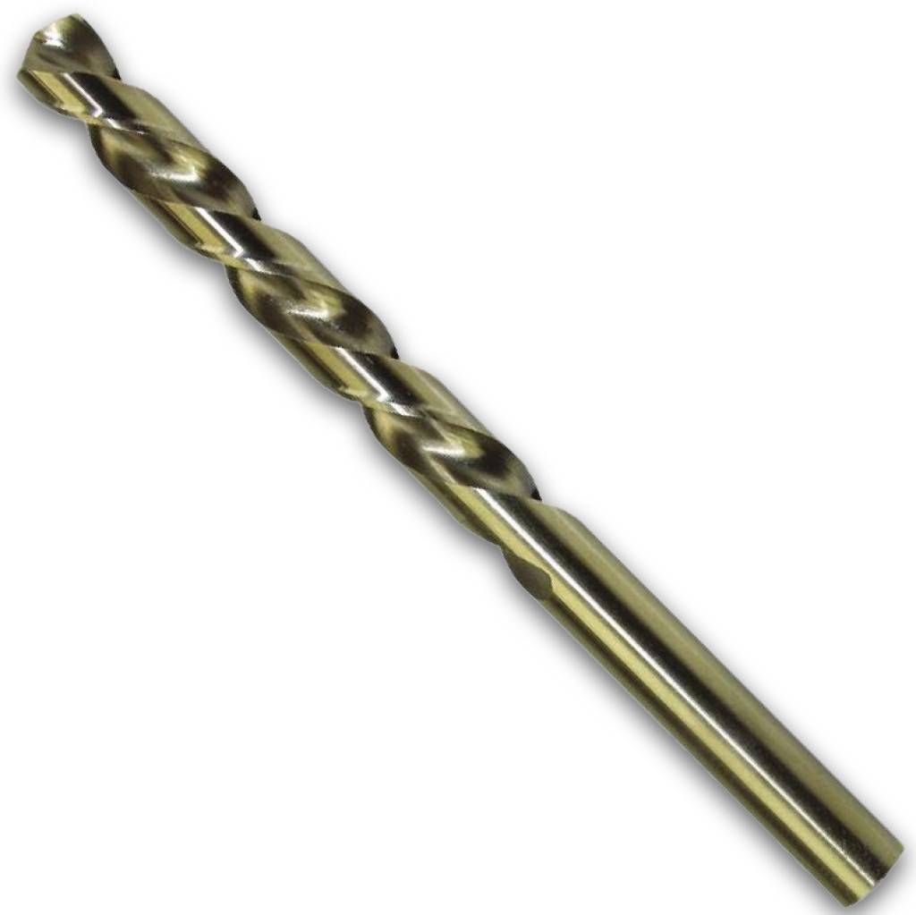 Spiralbohrer-RATIOLINE, gold-finishHSS CoDIN 338Typ NSpitzenwinkel 130Spiralwinkel 30-35Schaft zylindrischZum Bohren von Stahl und Stahlguss