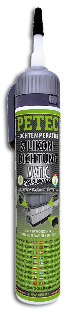 Hochtemperatur-Silikondichtung MATIC, dauerelastisch Jede Form kann nachgestellt werden Schnelle Inbetriebnahme nach ca. 60 Minuten Einkompon