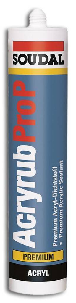 Acryrub PRO PEigenschaften Hochwertiger, plasto-elastischer, 1-komponentiger Dichtstoff auf Acrylatdispersions-Basis für Innen- und Außenanwendun