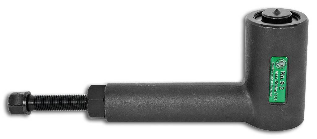Hydraulik-ZusatzpresseAusführungPlatzsparendes Modell. Stahlkörper mit Hydraulikmechanismus mit integriertem, automatischem Rückstellmechanismus.An