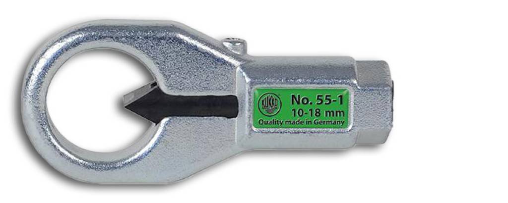 Mutternsprenger, mechanischAusführungAus vergütetem Spezialstahl, mit Sechskantmutter zum Anziehen des gehärteten Meißelschneiders.AnwendungZum Sp
