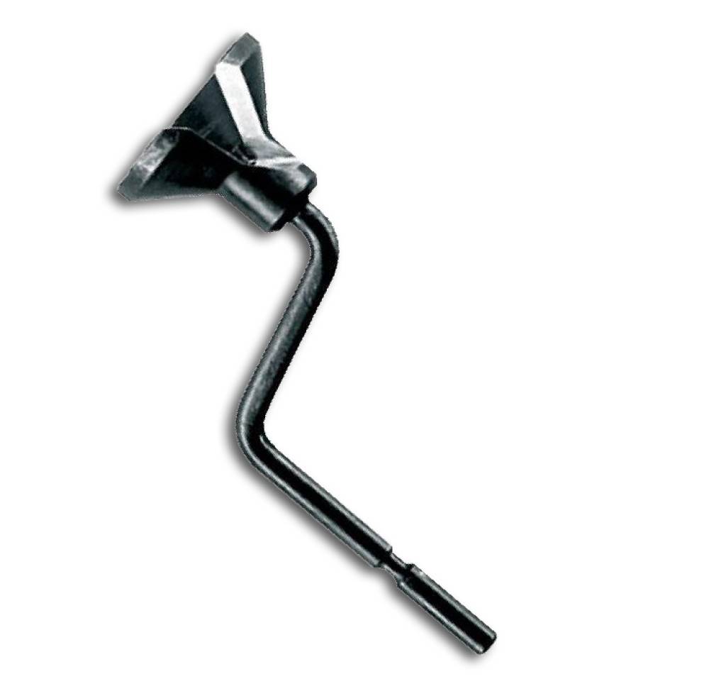 Klinge für Entgratwerkzeugpatentierter HSS-Kurbelsenker mit Ø 16,5 mm Schaft Ø 3,2 mm.