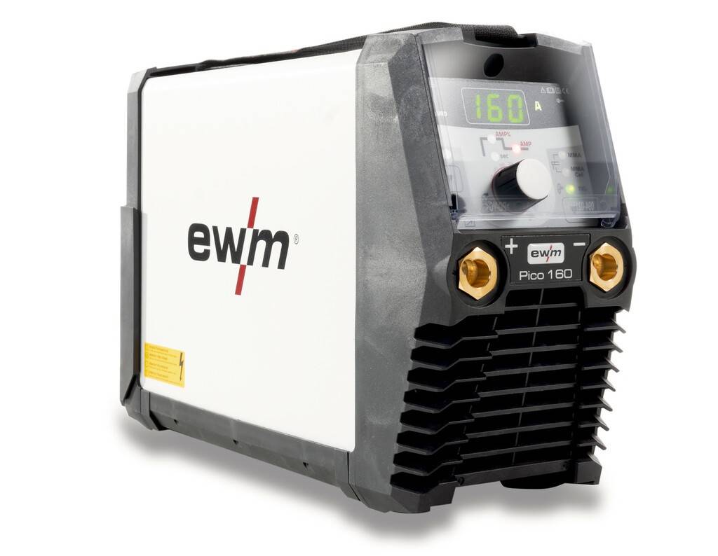 Inverterschweißgerät, DC EWM Schweißgerät E-Handinverter Pico 160 cel pulsVerfahren und FunktionenE-Hand- und WIG-PulsschweißenE-Hand-Schweißena