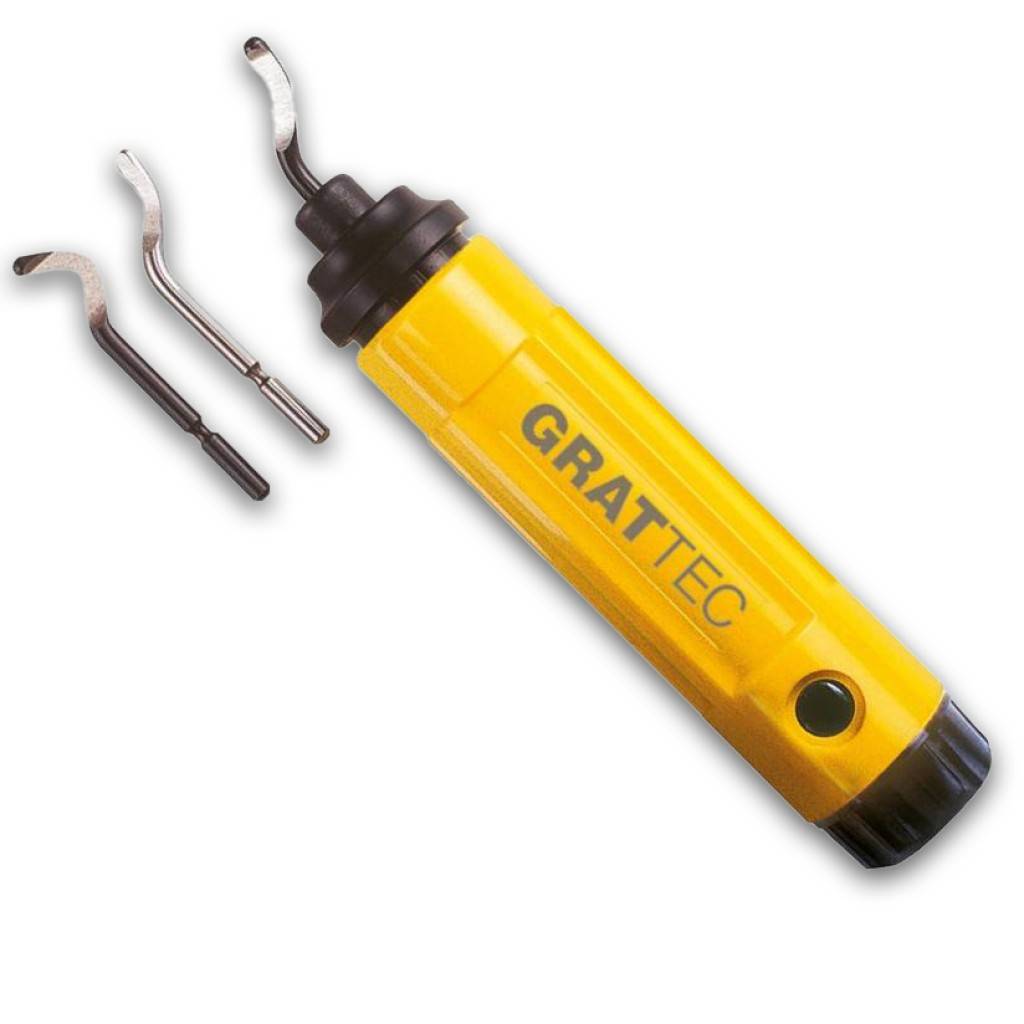 Kompakt-Entgrater-Satz GT KAnwendung Universal-Entgratwerkzeug für alle Entgratarbeiten an Bohrungen sowie an geraden, konvexen und konkaven Kanten