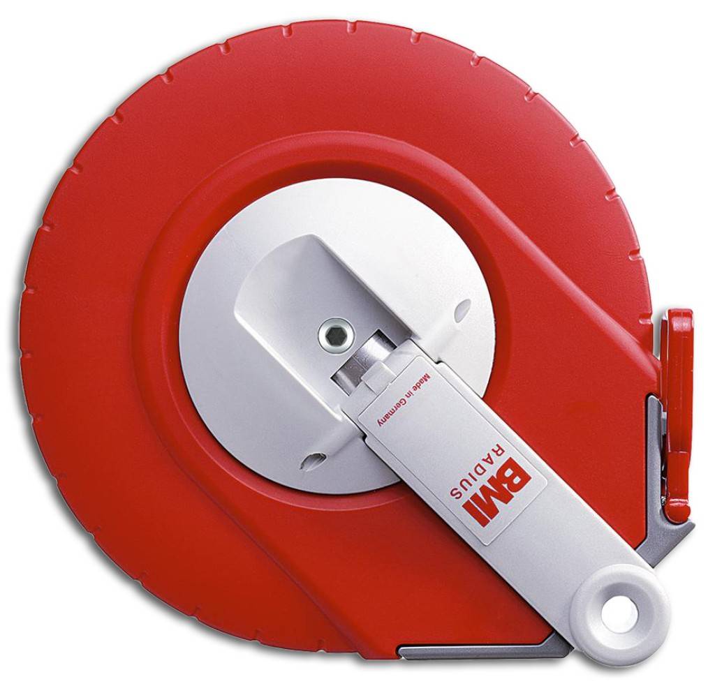 Kapselbandmaß 30mx13mm Stahl polyamid BMI Bandlänge 30 m Bandbreite 13 mm Kapselbandmaß RADIUS Nr. 505
