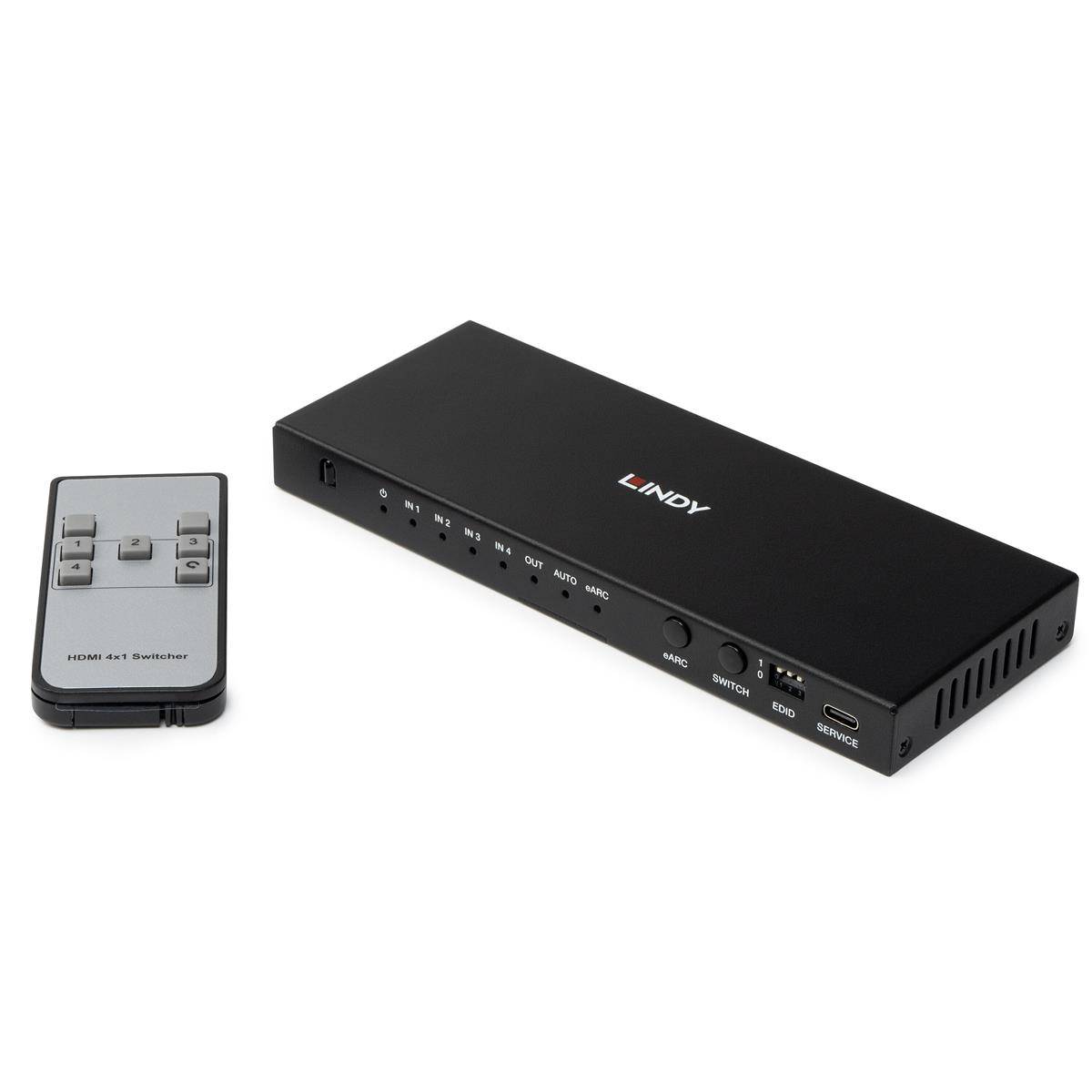 Lindy 38386 LINDY 4 Port HDMI 8K60 Switch mit eARC