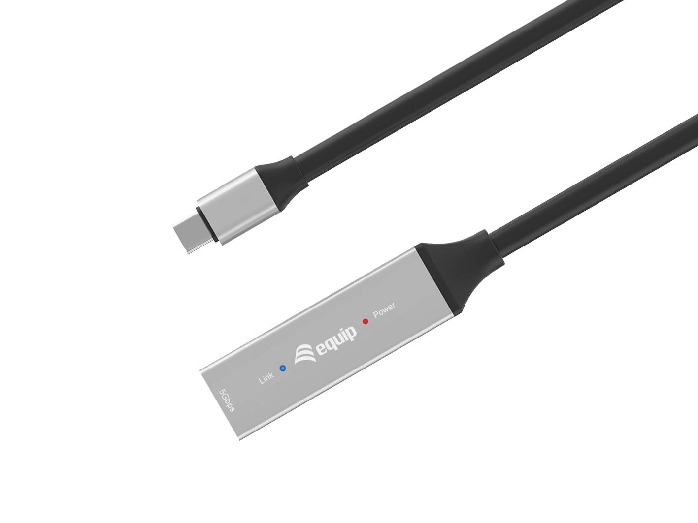 Equip 133357 Equip Kabel USB-C 3.2 -> C St/Bu 10.00m 5V/2A schwarz