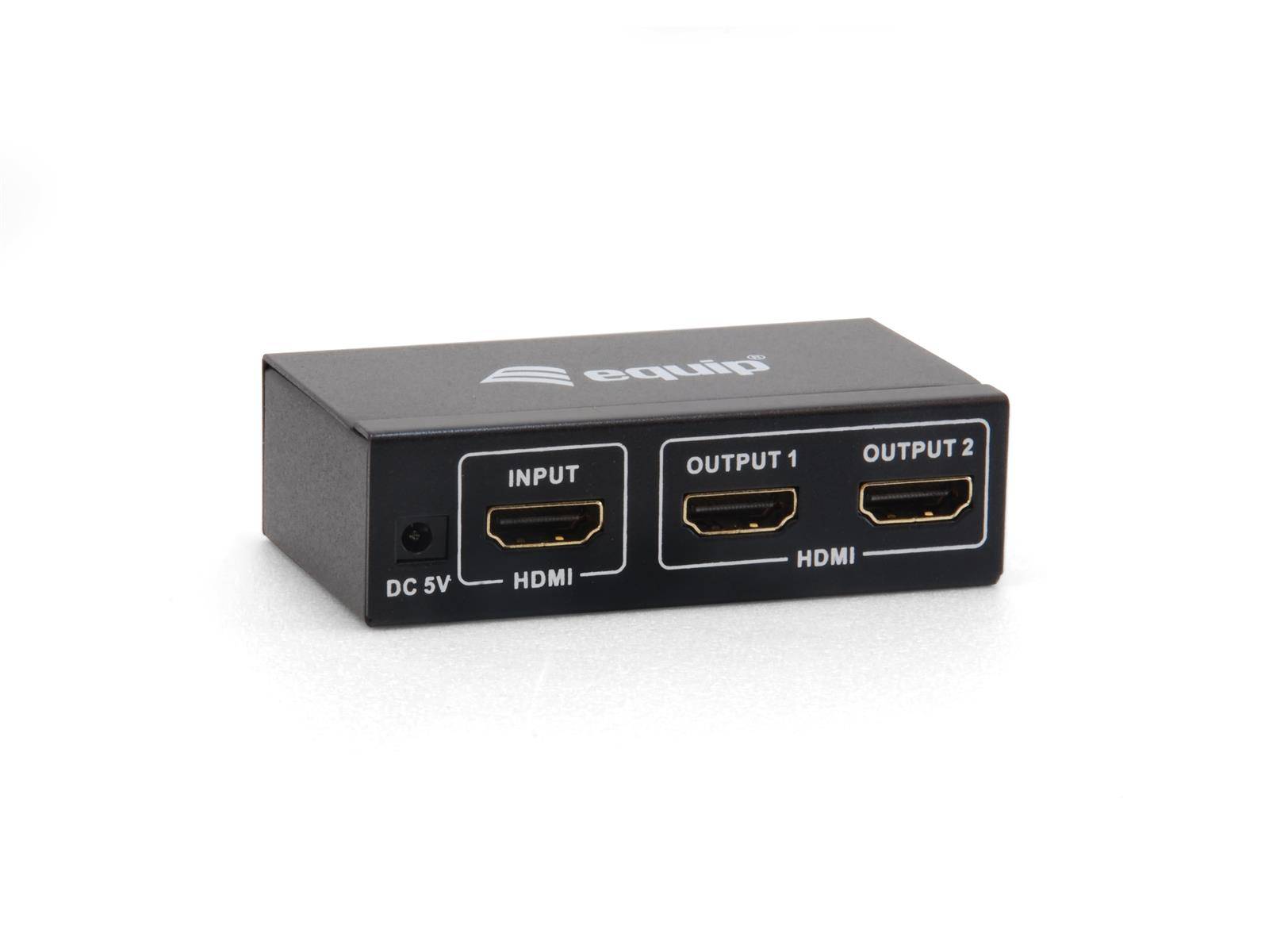 Equip 332712 Equip HDMI 1.4-Splitter 2-Port Signalvert. 4K/ 30Hz schwa