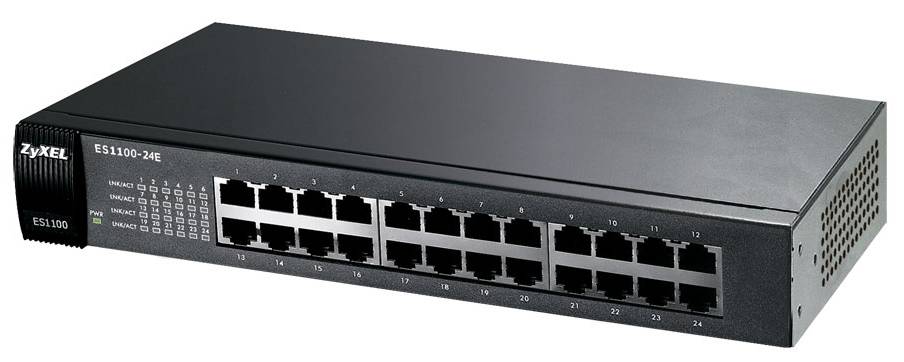 Zyxel ES1100-24E-EU01F Switch ZyXEL 24x FE ES1100-24E Metall