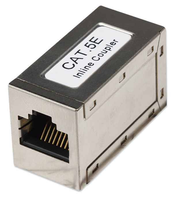 Intellinet 504768 INTELLINET Kupplung RJ45 Cat5e 8P8C Bu/Bu FTP silber